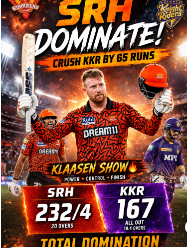 🏏 IPL Match 6 Review – KKR vs SRH